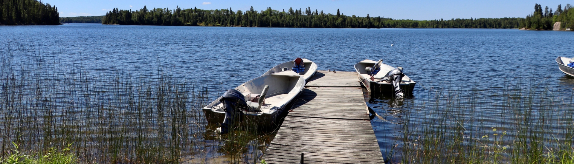 Boats Docked at Camp