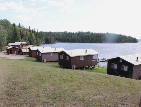 Cabins Along the Lake