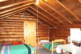 Big Canon Lake Lodge Cabin with Four Bed Accommodations